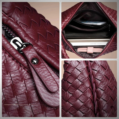 וולנטינה | תיק חוט אדום קלוע