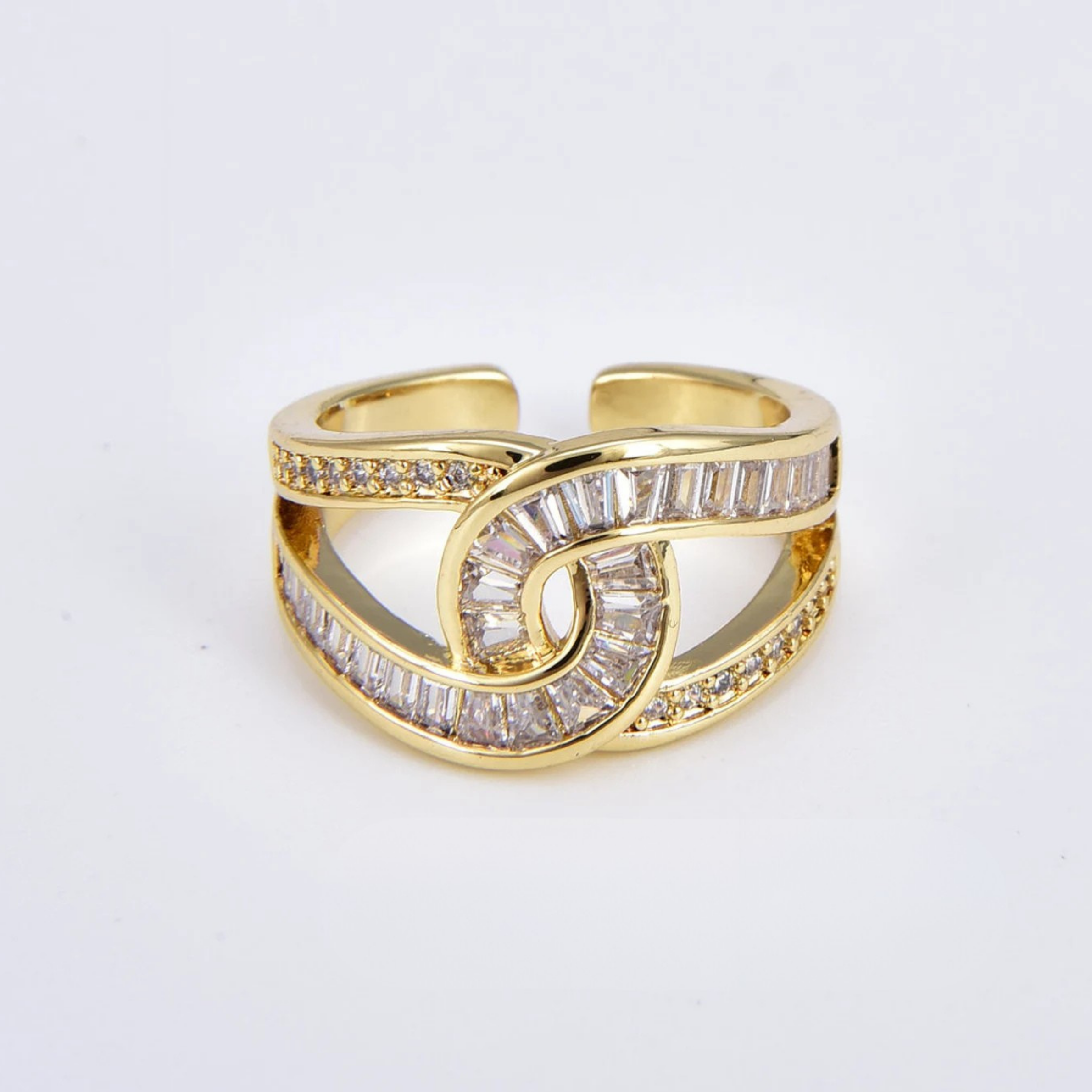 לואיזה - טבעת קשר אלגנטית מתכווננת