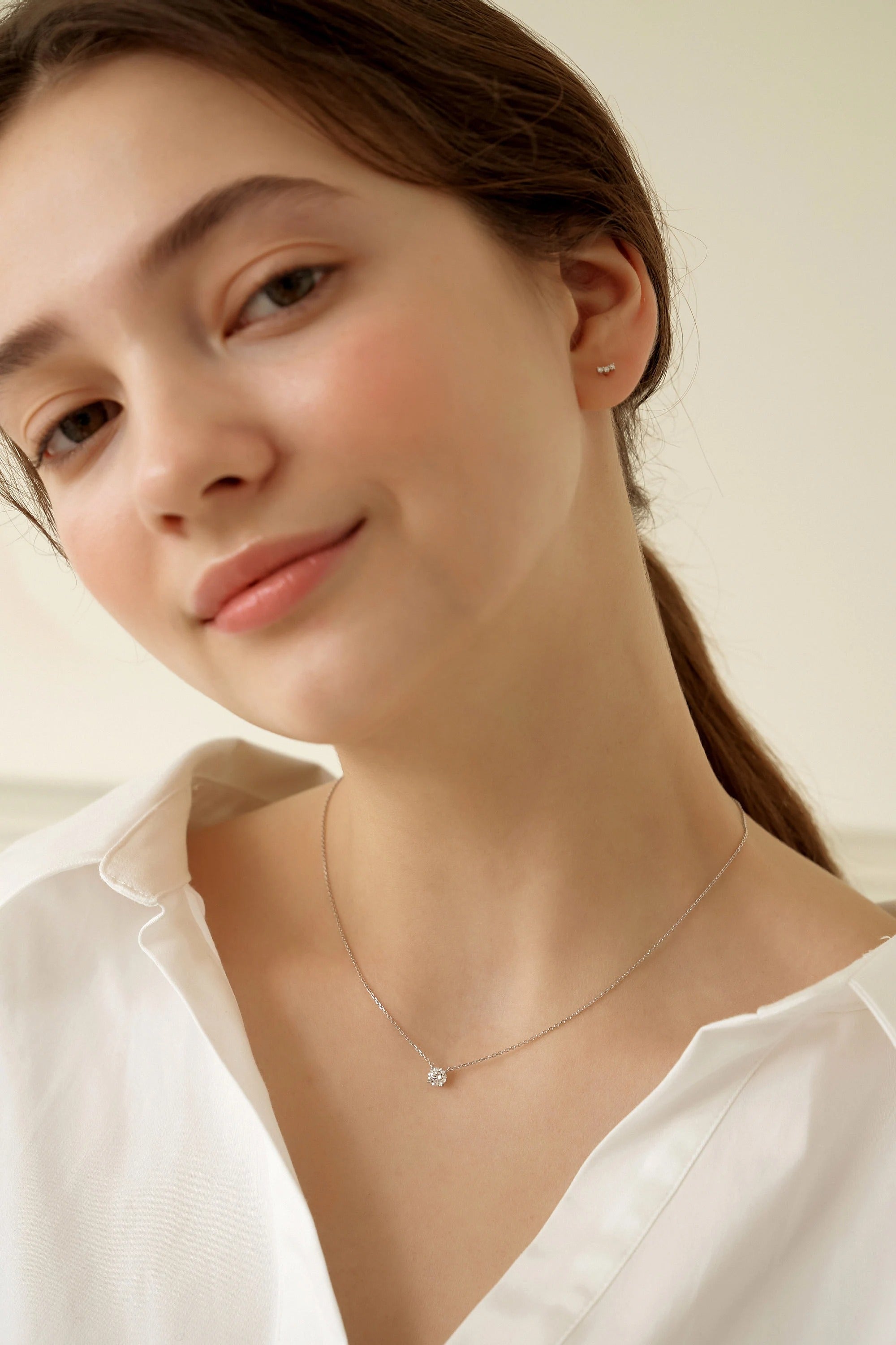 שיר | שרשרת מוסונייט קלאסית ונוצצת