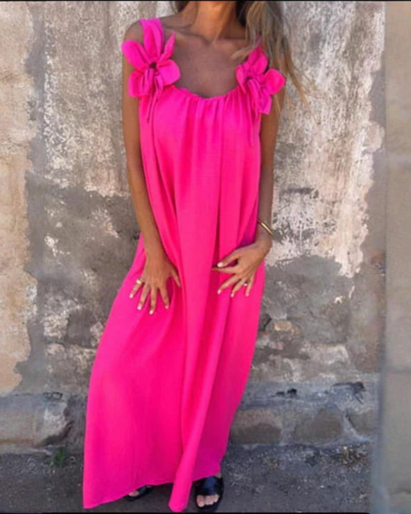 איווה | שמלה ארוכה פרחונית