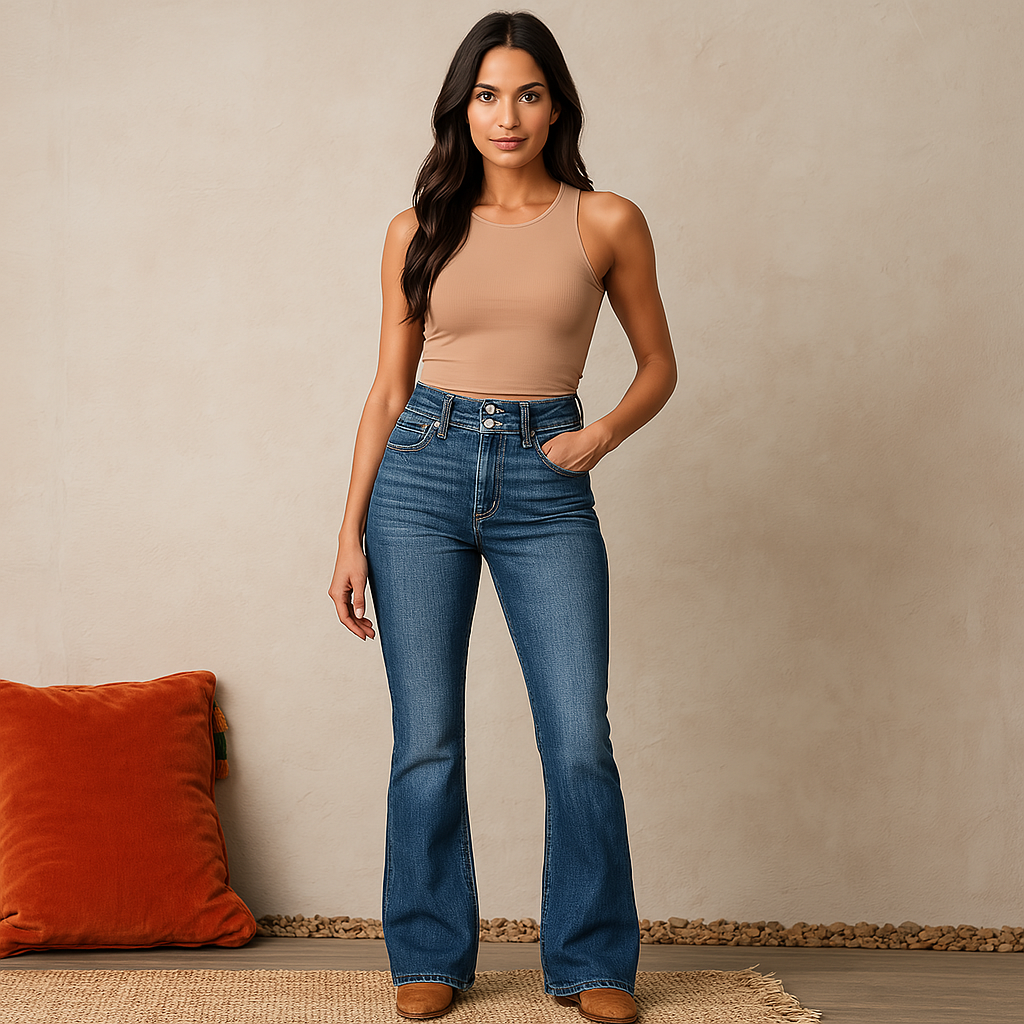 איה | ג'ינס סקיני גבוה