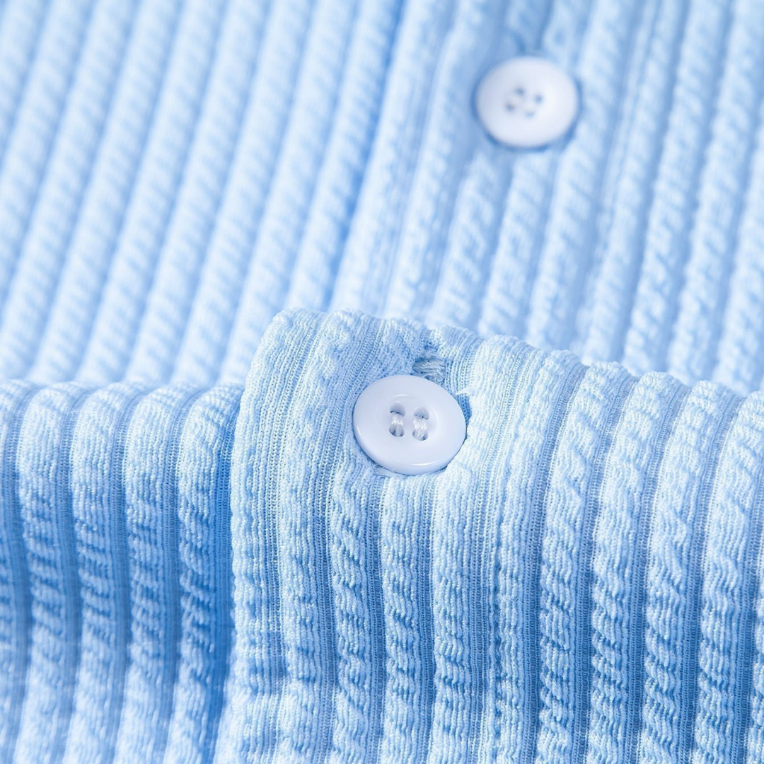 נתן | חולצת גברים עם צווארון עומד