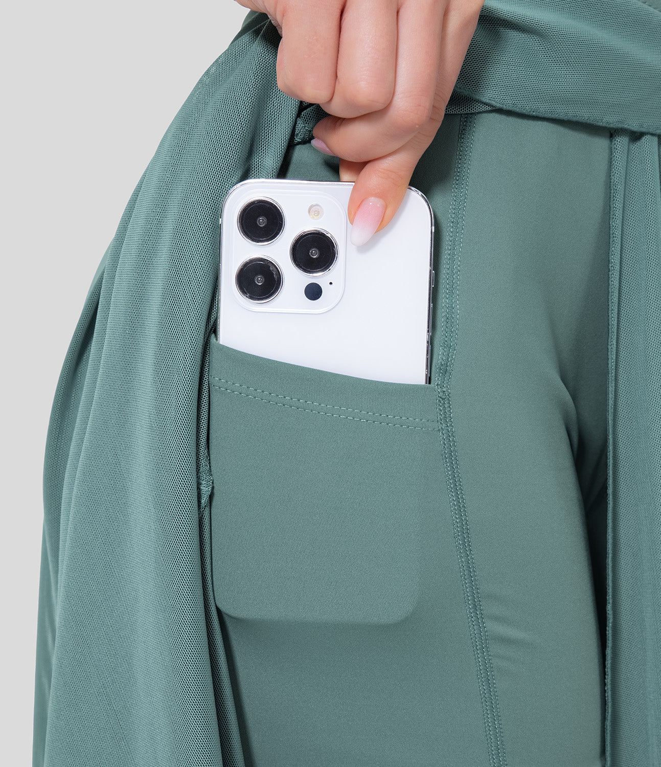 ליבאן | חצאית 2ב1  עם מותן גבוהה