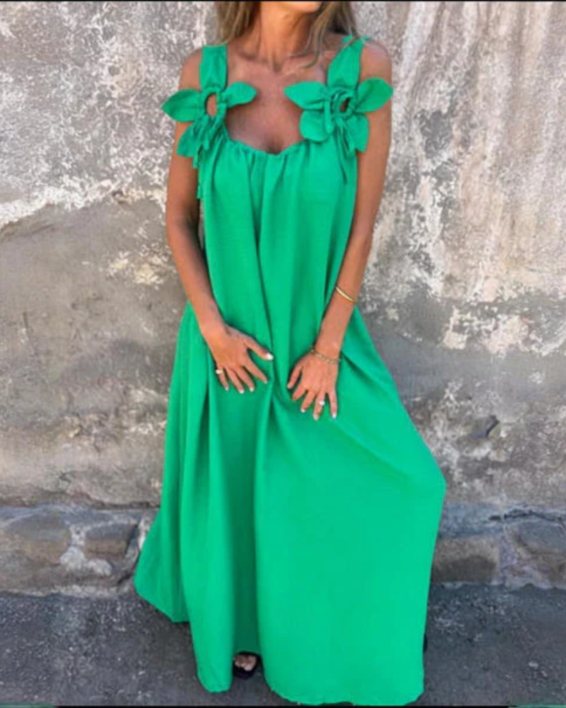 איווה | שמלה ארוכה פרחונית