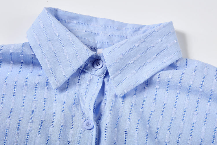 תהילה | סט של חולצה ומכנסיים קצרים אלגנטיים ורעננים