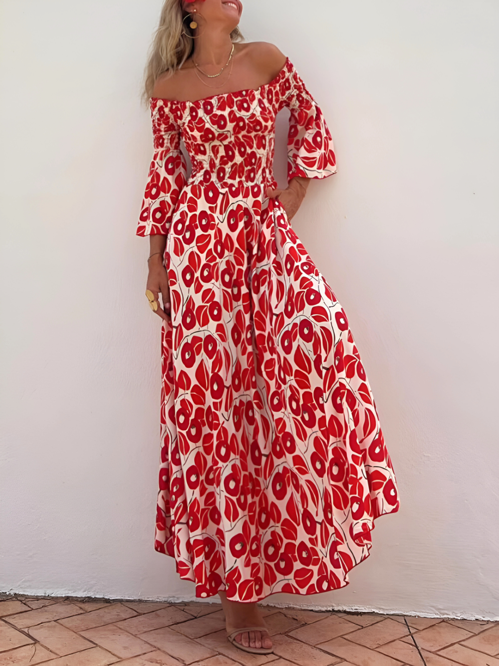 זינה | שמלה צבעונית