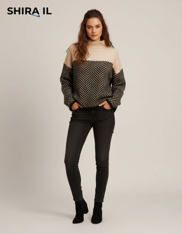 נעמי - סוודר קשת רך