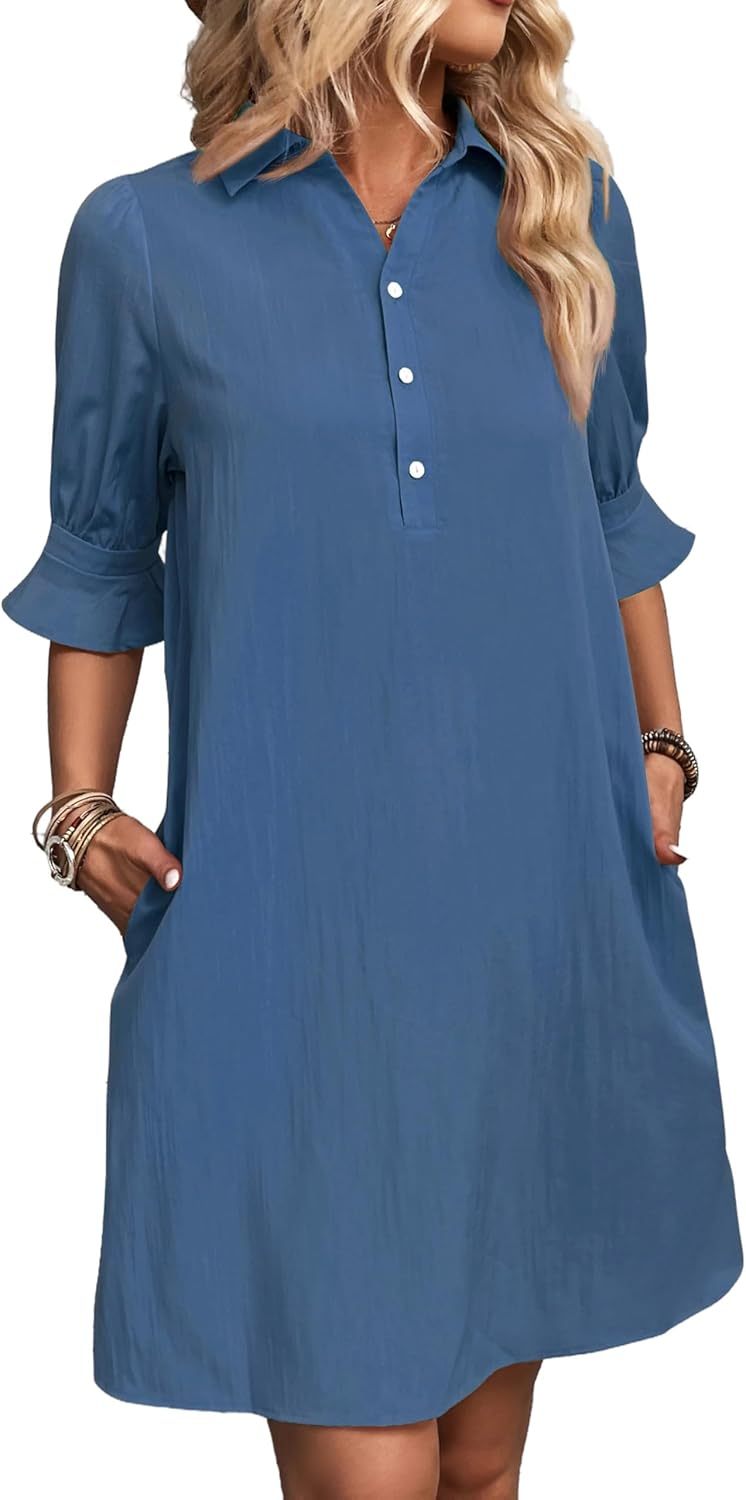 קמרון | שמלת רפלים אלגנטית