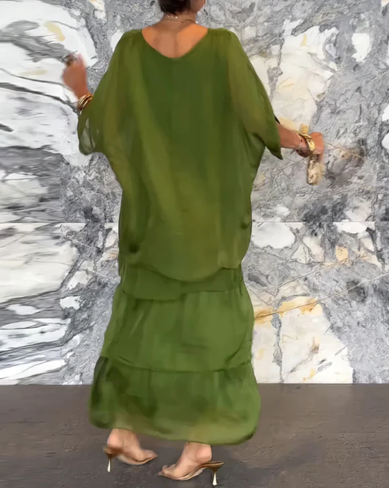 אהובה | שמלה ארוכה וזורמת עם סגנון