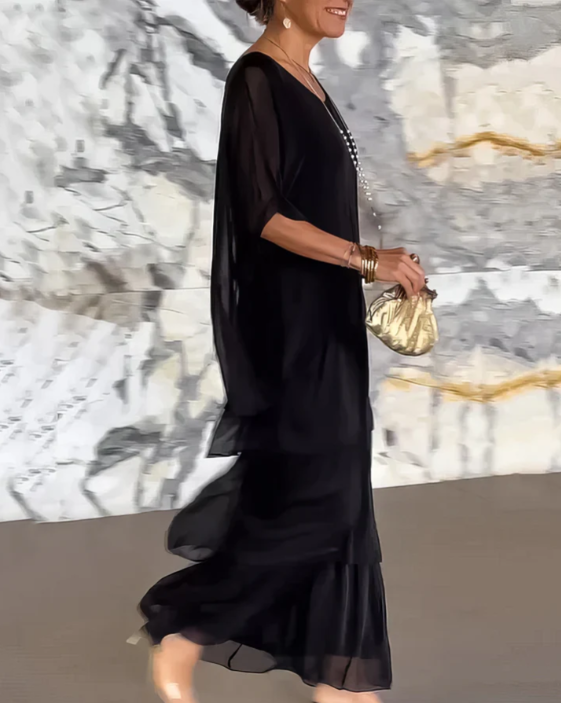 אהובה | שמלה ארוכה וזורמת עם סגנון