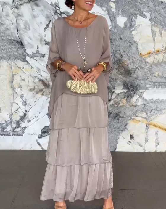 אהובה | שמלה ארוכה וזורמת עם סגנון