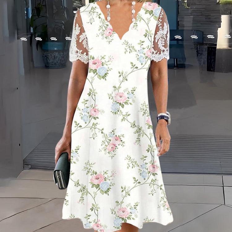 דיאנה | שמלת מיני עם צווארון V