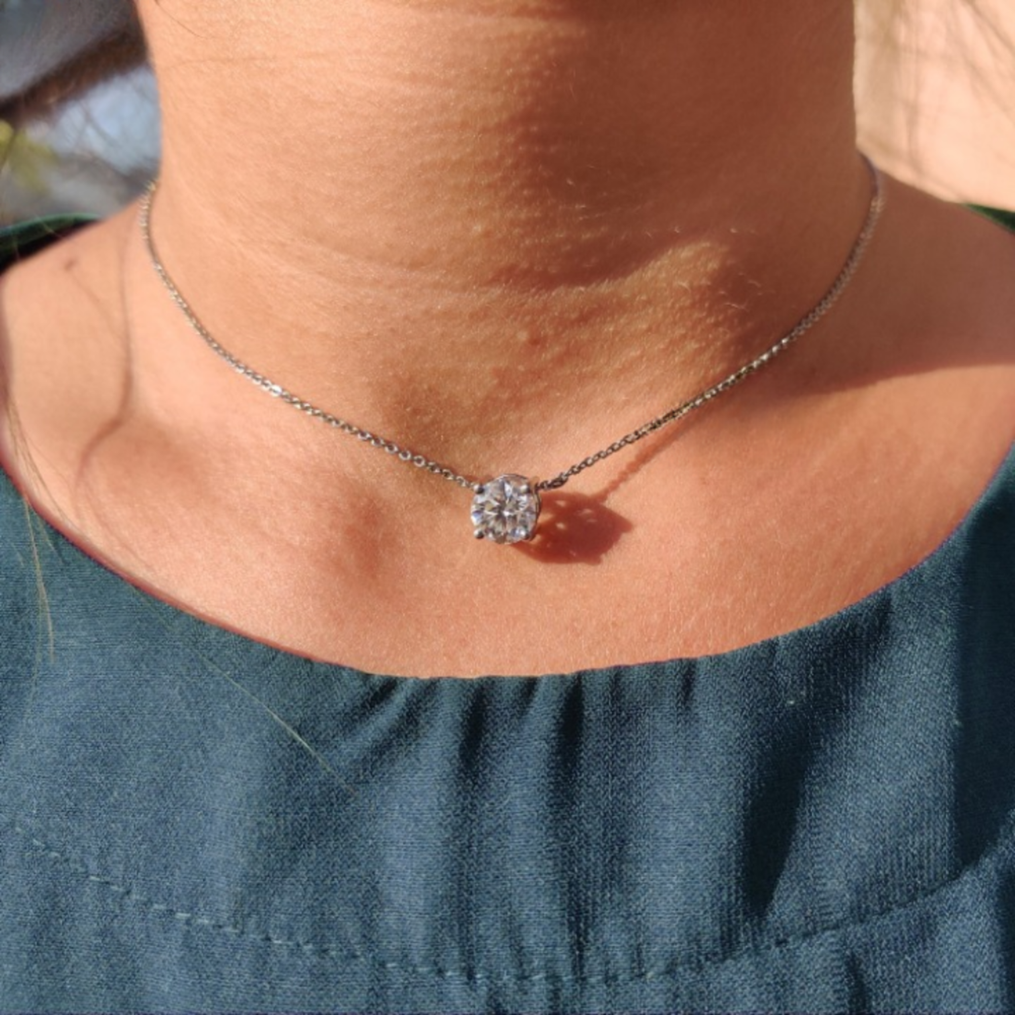 שיר | שרשרת מוסונייט קלאסית ונוצצת