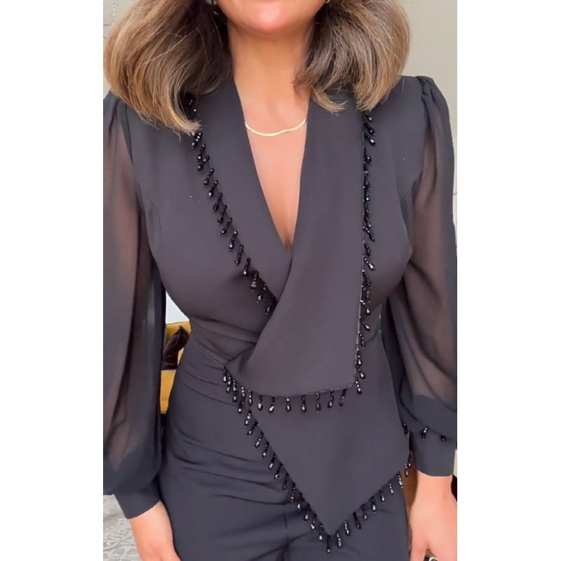 עדינה | סט פנינים אלגנטי